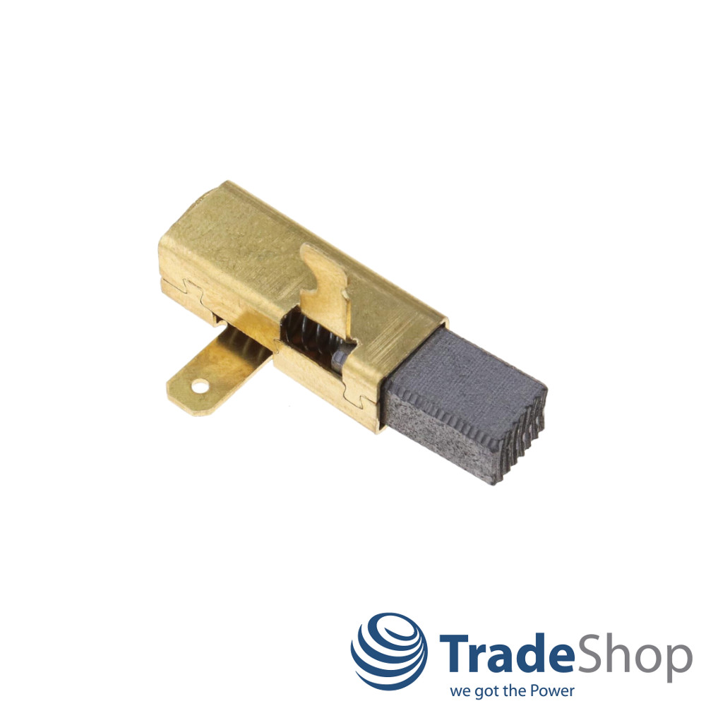 2x Kohlebürsten 6,3x8x17,5mm für Festool OF 1000, AP 55 EB, ET 2 E, HL 750 uvm.