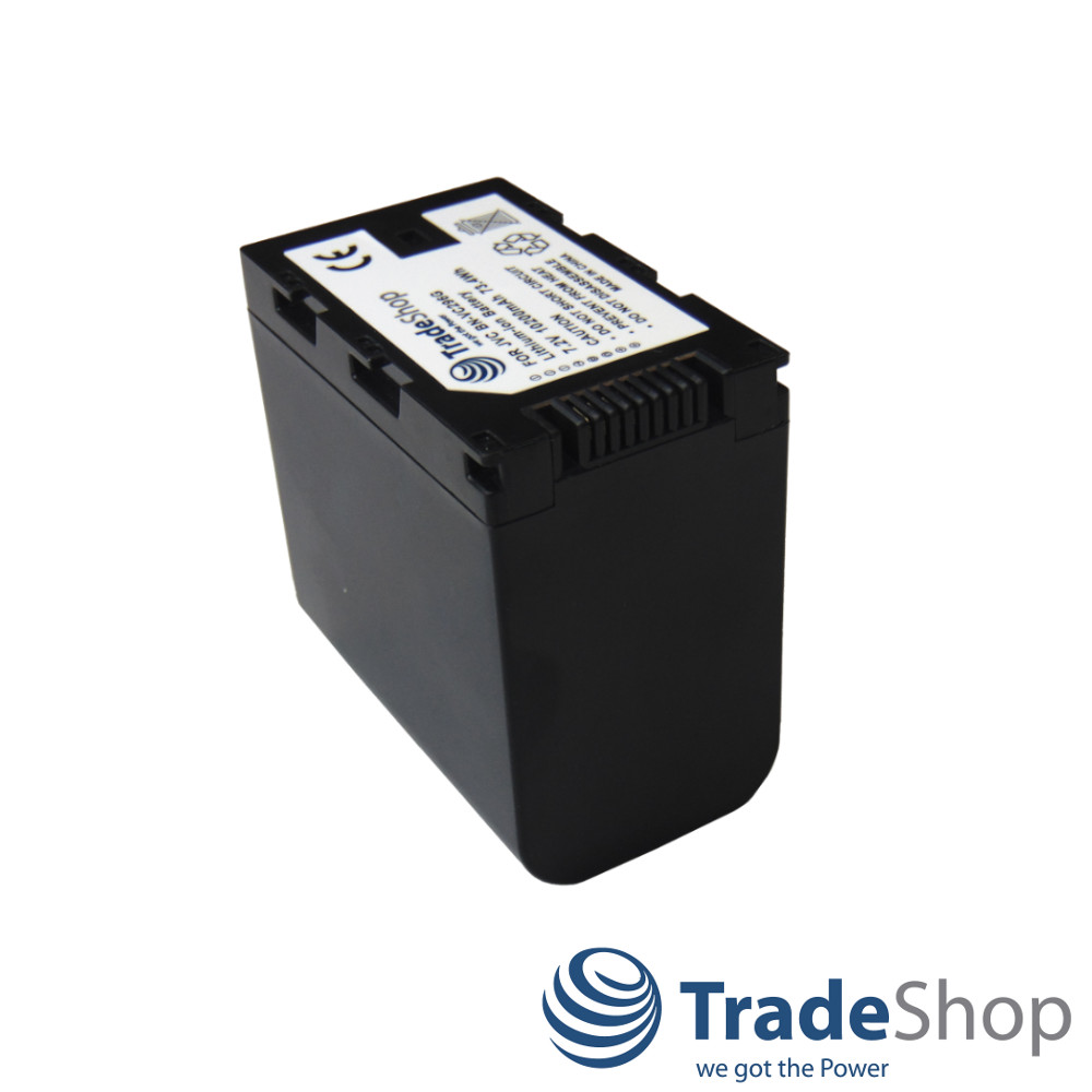 Li-Ion Akku 7,2V 10200mAh für JVC GY-HC500 HC550 ersetzt BN-VC296G BN-VC264G