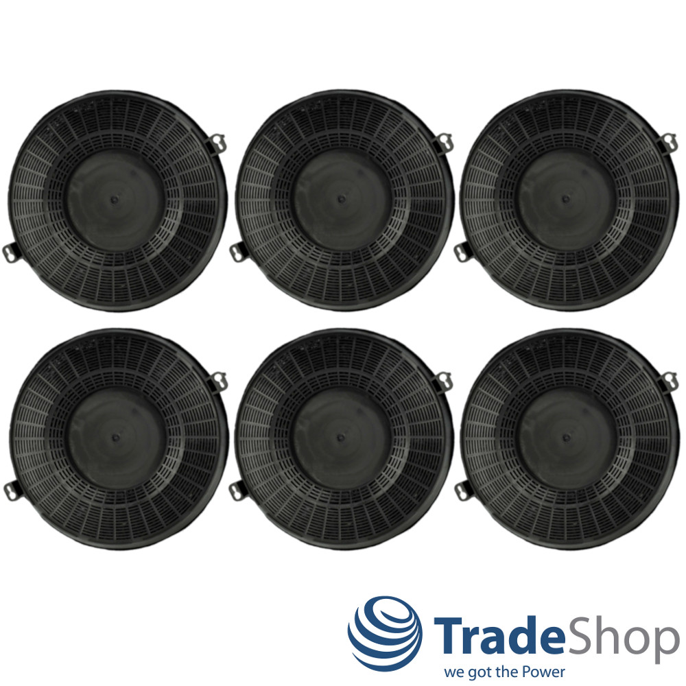 6x Aktivkohlefilter für Dunstabzugshauben ersetzt AEG/Electrolux 405502654 uvm.