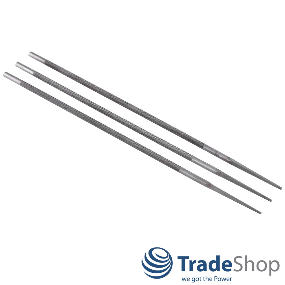 3x Rundfeile Kettenfeile 4,8mm für 0.325'' 3/8'' Kettensäge Motorsäge Sägekette