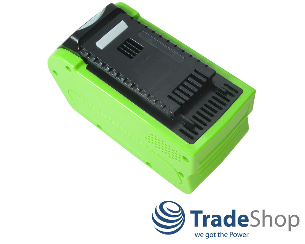 2x AKKU 40V 5000mAh Li-Ion für Greenworks G-MAX 29472 29282 2601102 29472 29282