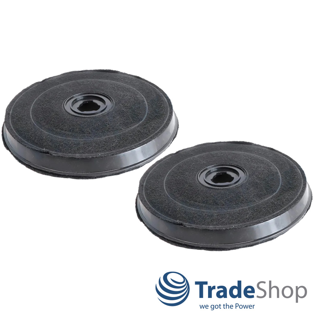 2x Aktivkohlefilter Ø230mm für Dunstabzugshauben ersetzt Constructa Neff Z5101X0