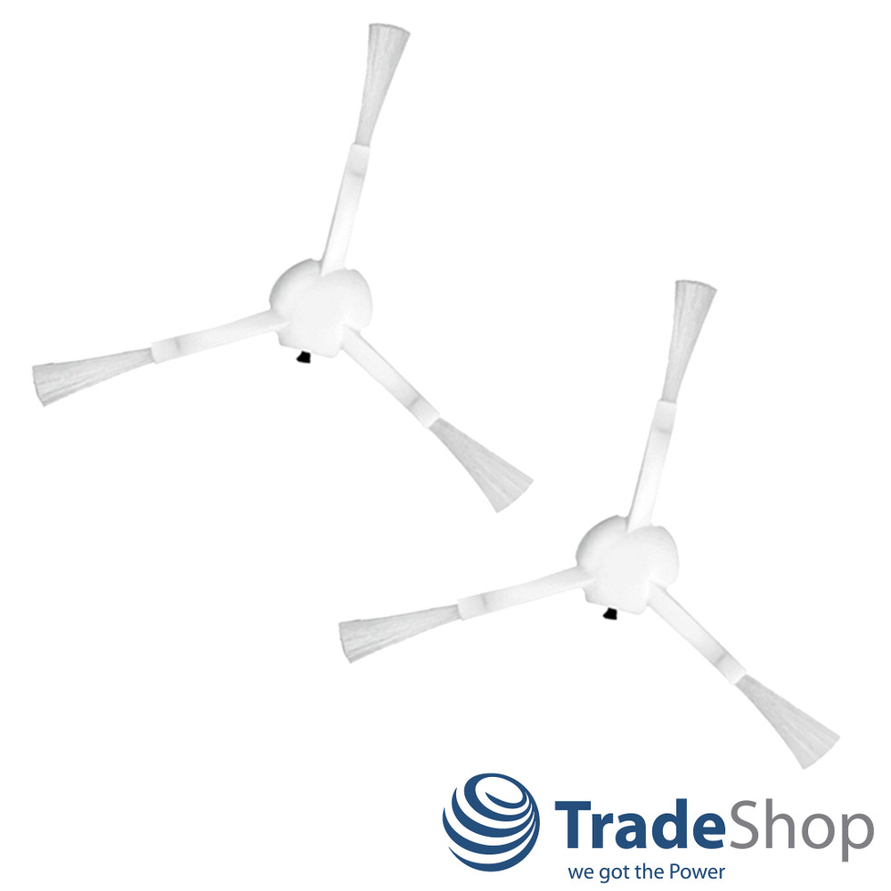 2x 3-Arm Seitenbürste für Xiaomi Mijia 1C STYTJ01ZHM Dreame F9 D9 Saugroboter