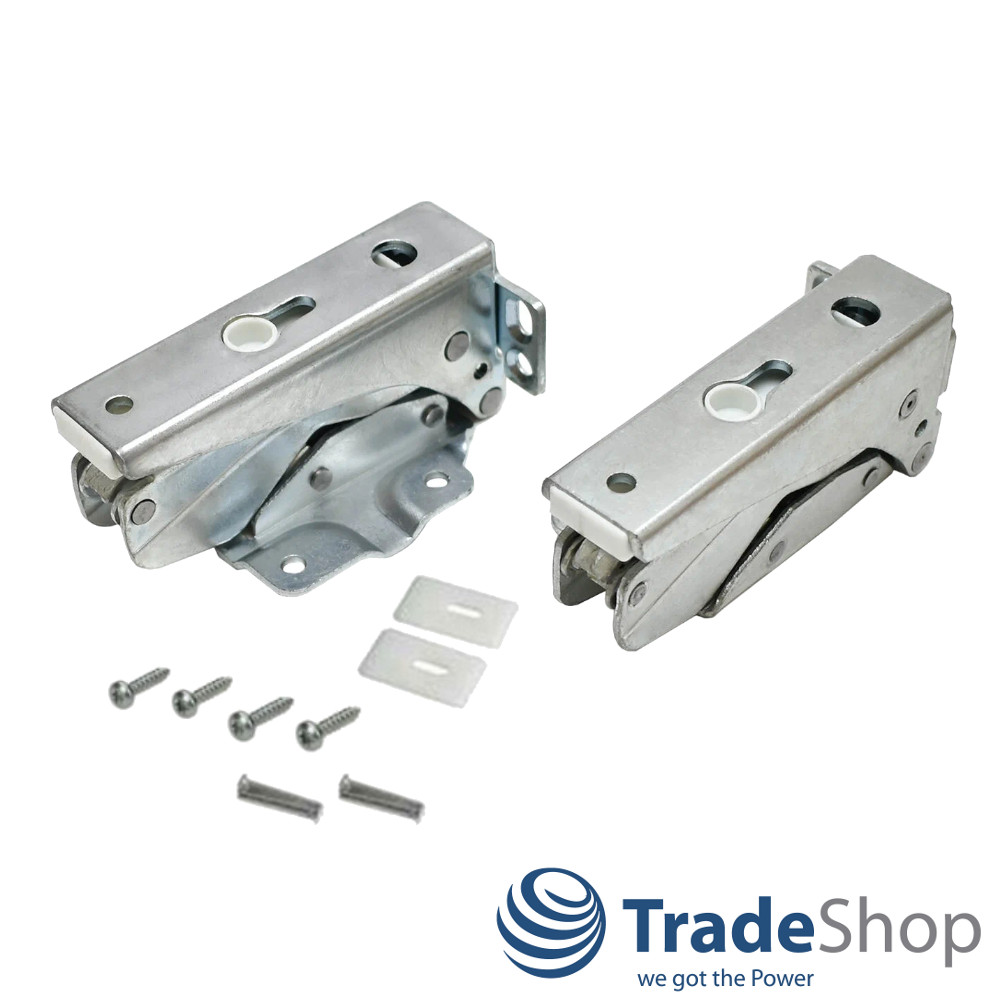 2er Set Türscharnier Kühlschrank für Bauknecht 481231018626, 481241719341 uvm.