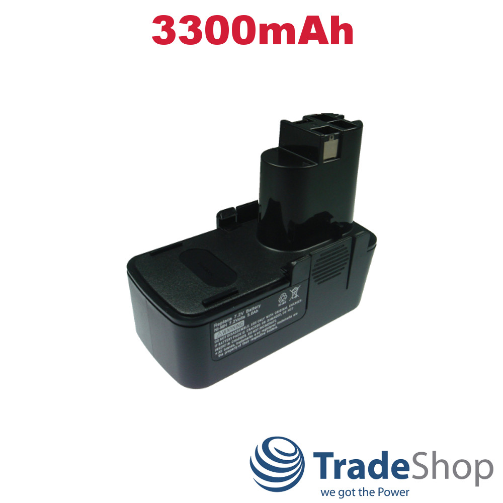 Akku für verschiedene BOSCH / WÜRTH Werkzeuge 7,2V 3300mAh Ni-MH