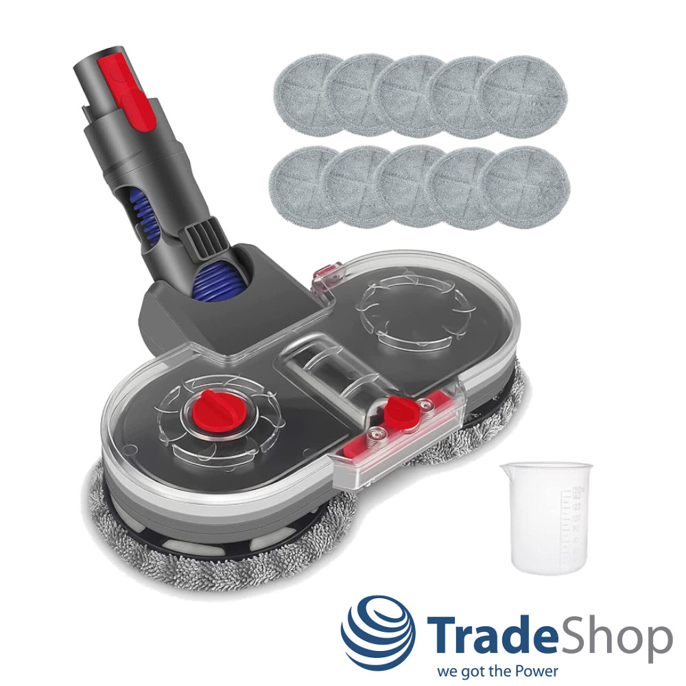 Elektrischer Wischaufsatz für Dyson V15 V11 V10 V8 V7 mit 10x waschbare Wischmopp