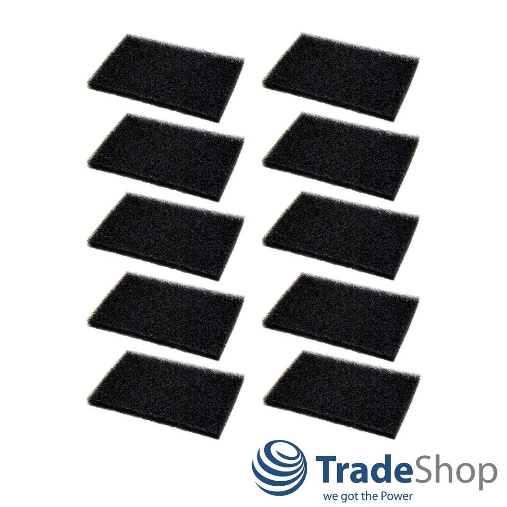 10x Schaumfilter Filtermatte für AEG Vampyr CE 220, CE 250, CE 270 ersetzt AEF03