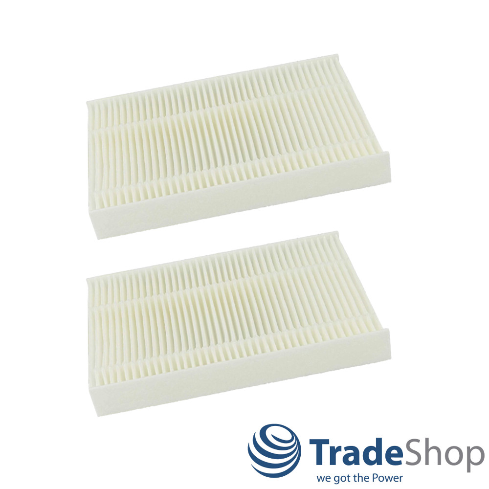 2x Pollenfilter Luftfilter für Bosch WTL127NL, WTL120FG ersetzt 00481723, 481723