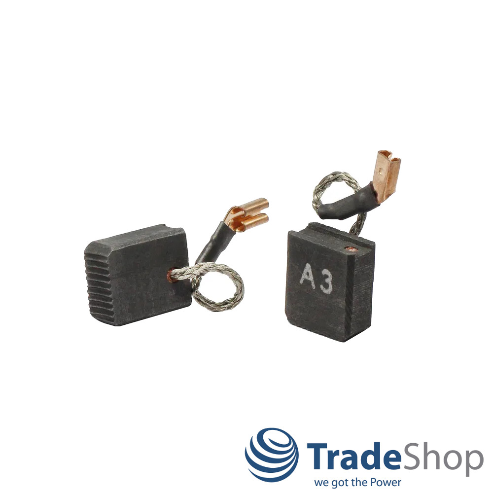 2x Kohlebürsten Motorkohlen 6,2x12x14mm für Dewalt DWE402 ersetzt N257540