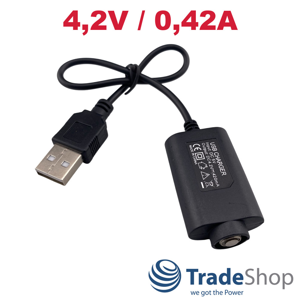 USB Ladekabel Ladegerät für Joyetech eGo eGo-C eGo-T eGo-Twist mit 510-Gewinde