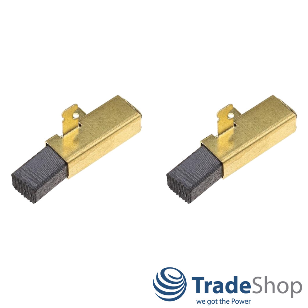 2x Kohlebürsten Motorkohlen 6,3x10x17,5mm für Festool TS55 TS75 ersetzt 492014