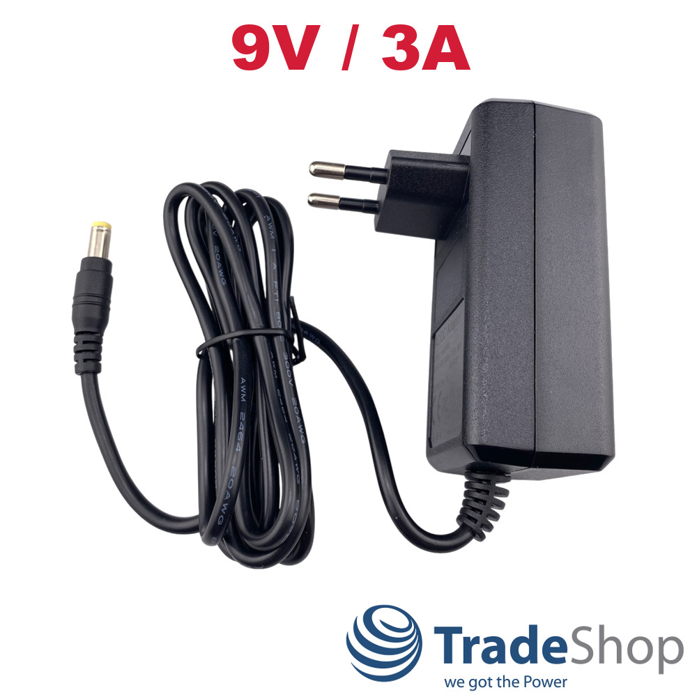 Netzteil Ladegerät 9V/3A für Line 6 DC-3H POD HD Serie AMPLIFi Serie