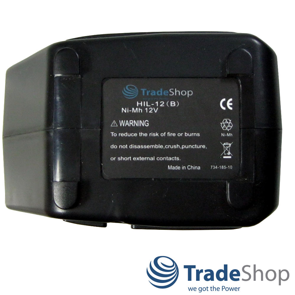 Ni-MH Akku 12V 2500mAh + Ladegerät für Hilti SB12 SF120-A SFB121 SFB126 SID121-A