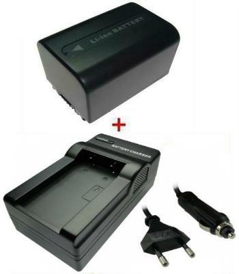 Akku + Ladegerät für Sony NP-FH70 NP-FH30, NP-FH40, NP-FH50, NP-FH60, NP-FH100