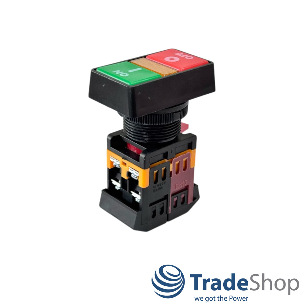 PPBB-30N PPBB/131(e)VZ Tastenschalter 220V Ein Aus mit Rot/Grün LED-Beleuchtung