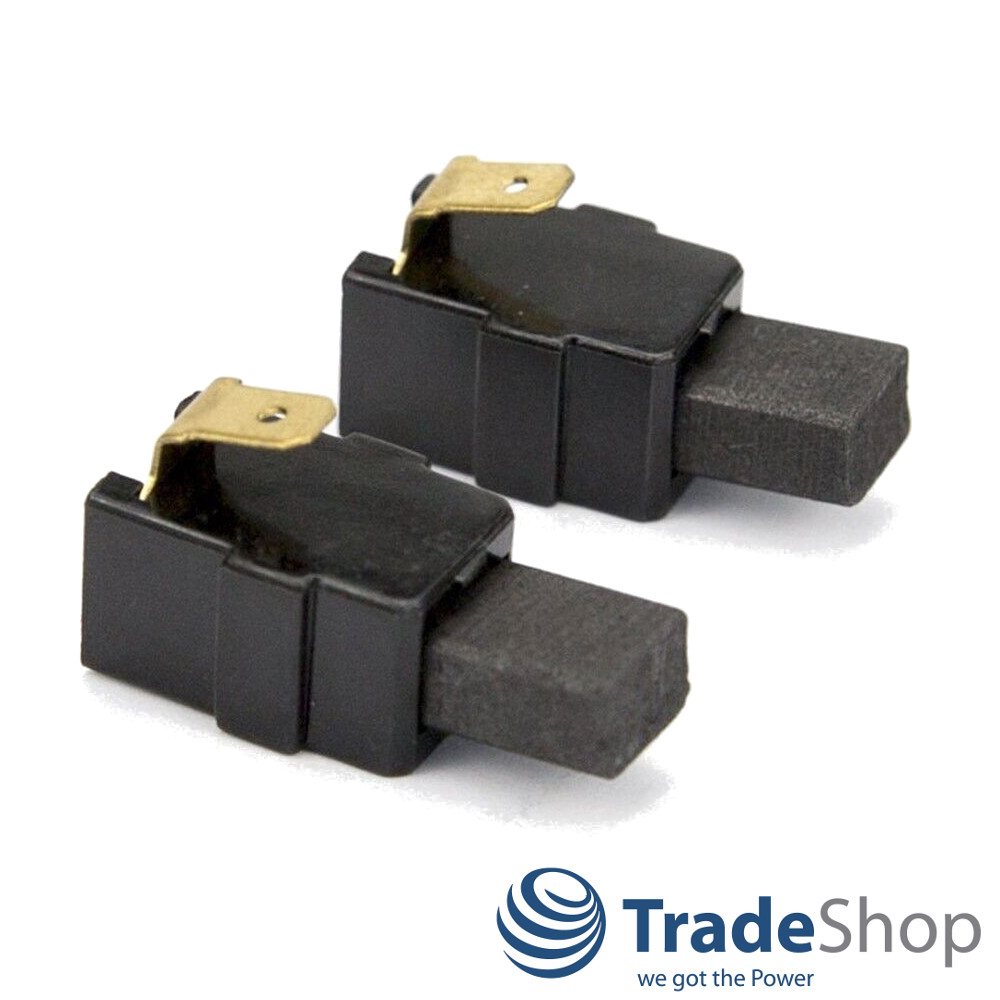 2x Motorkohlen 6x9x12,5mm mit Halterung für Makita 6904V 6822V ersetzt CB415