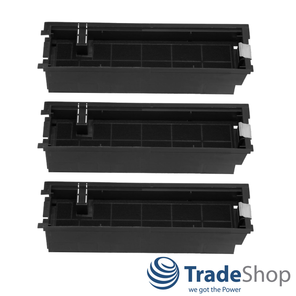 3x Aktivkohlefilter für Dunstabzugshauben ersetzt AEG/Electrolux 4055356002 KF60