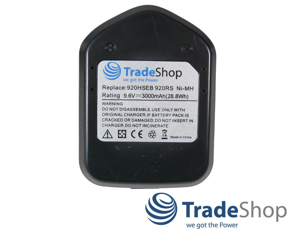 2x Akku 9,6V 3000mAh ersetzt HITACHI B3 316662 318368 318840 321654 EB9M EB9S uvm