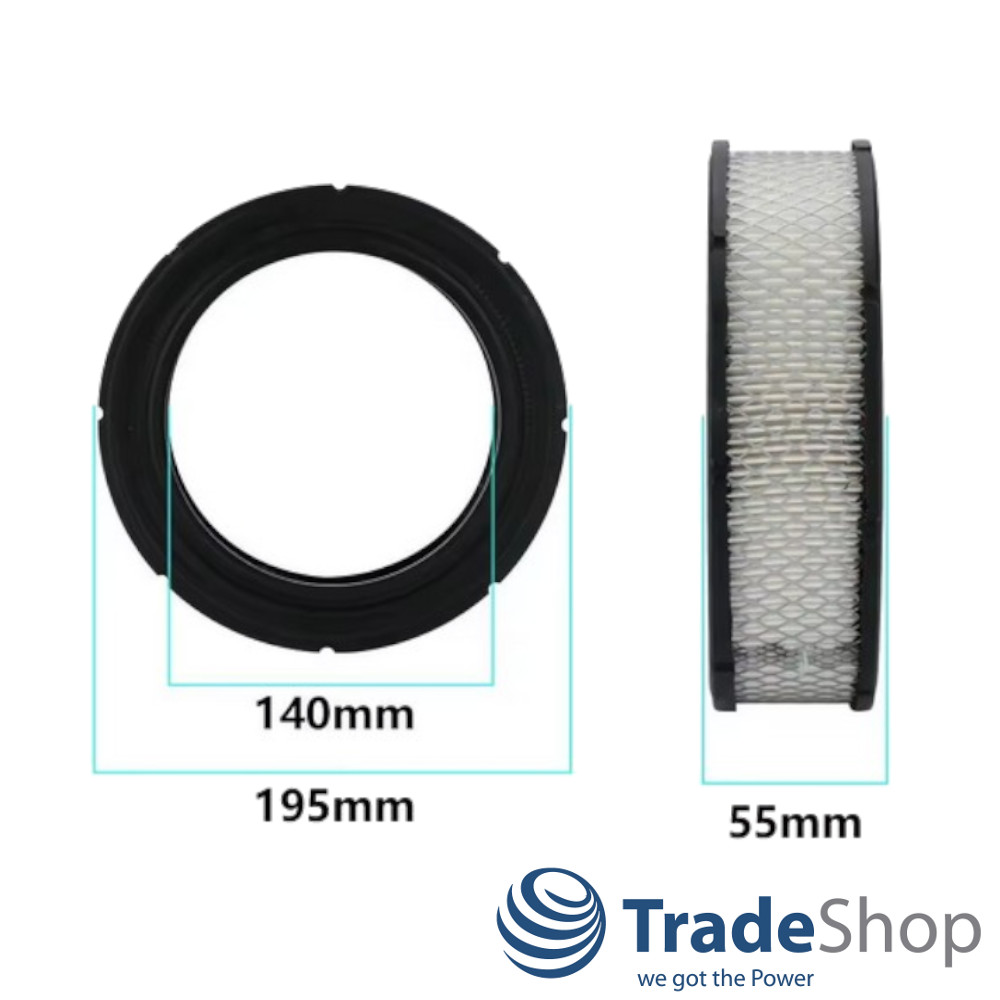 Luftfilter für Briggs & Stratton Vanguard V-Twin Motoren ersetzt 692519, 806232
