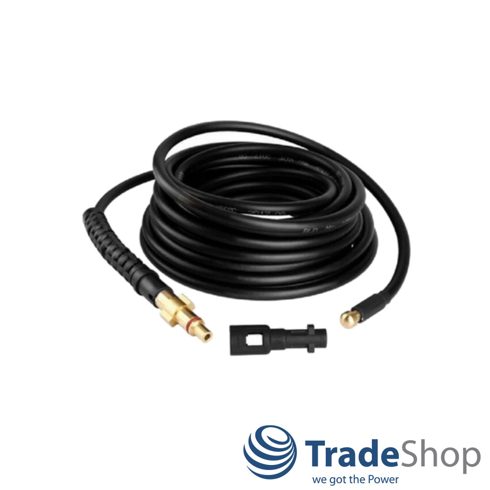 15m Reinigungsschlauch Abfluss Rohrreiniger für Kärcher K2-K7 Hochdruckreiniger