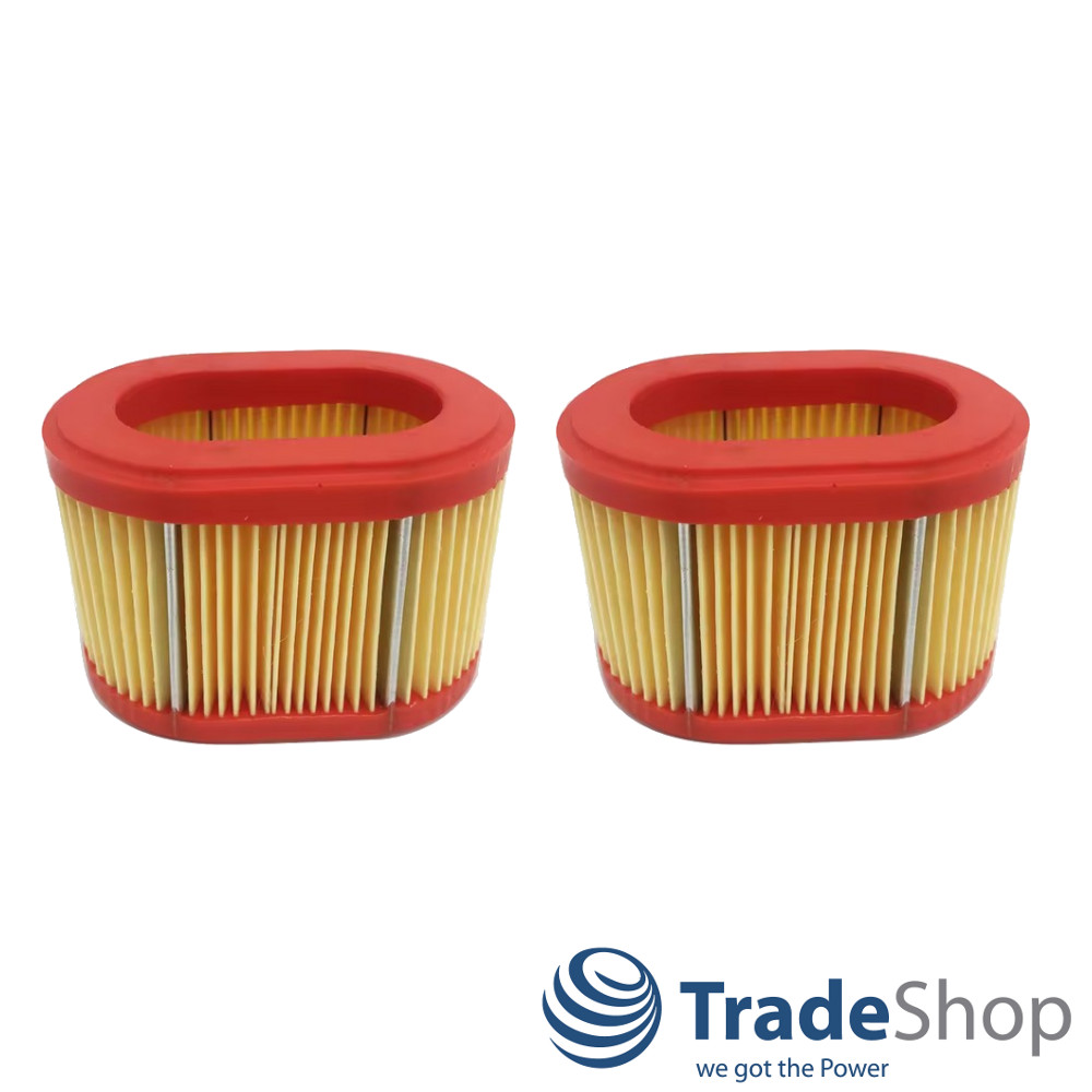 2x Luftfilter für Briggs & Stratton 90000-Serie Motoren ersetzt 790166, 698867