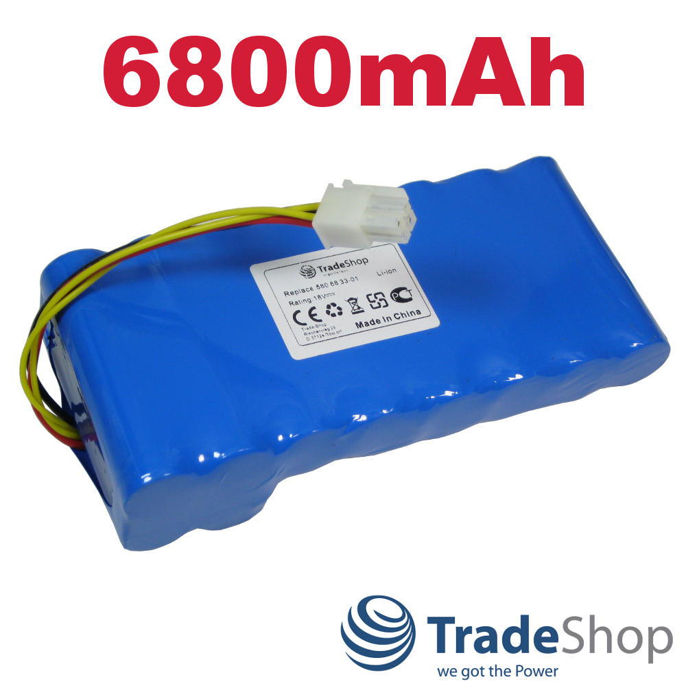 Akku 18V 6800mAh Li-Ion ersetzt Husqvarna 580 68 33-01, 580 68 33-02, 589585201