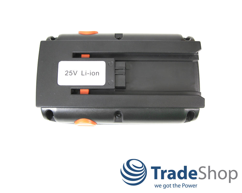 Li-Ion Akku 25V 4000mAh + Ladegerät für Gardena Spindelmäher 380LI 380C 380EC