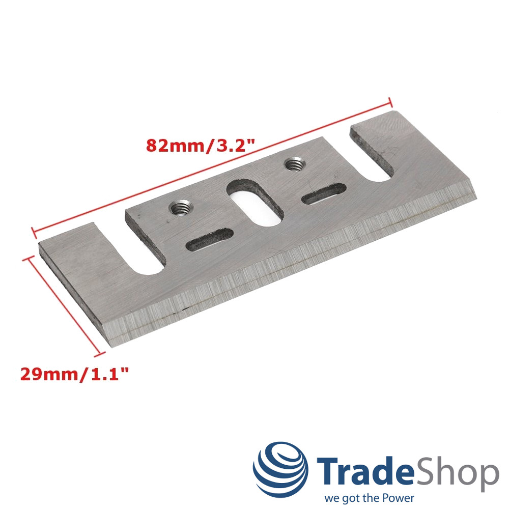 2x Hobelmesser Wendemesser 82x29x3mm HSS für Makita 1001 1100 1125 1900B 1901