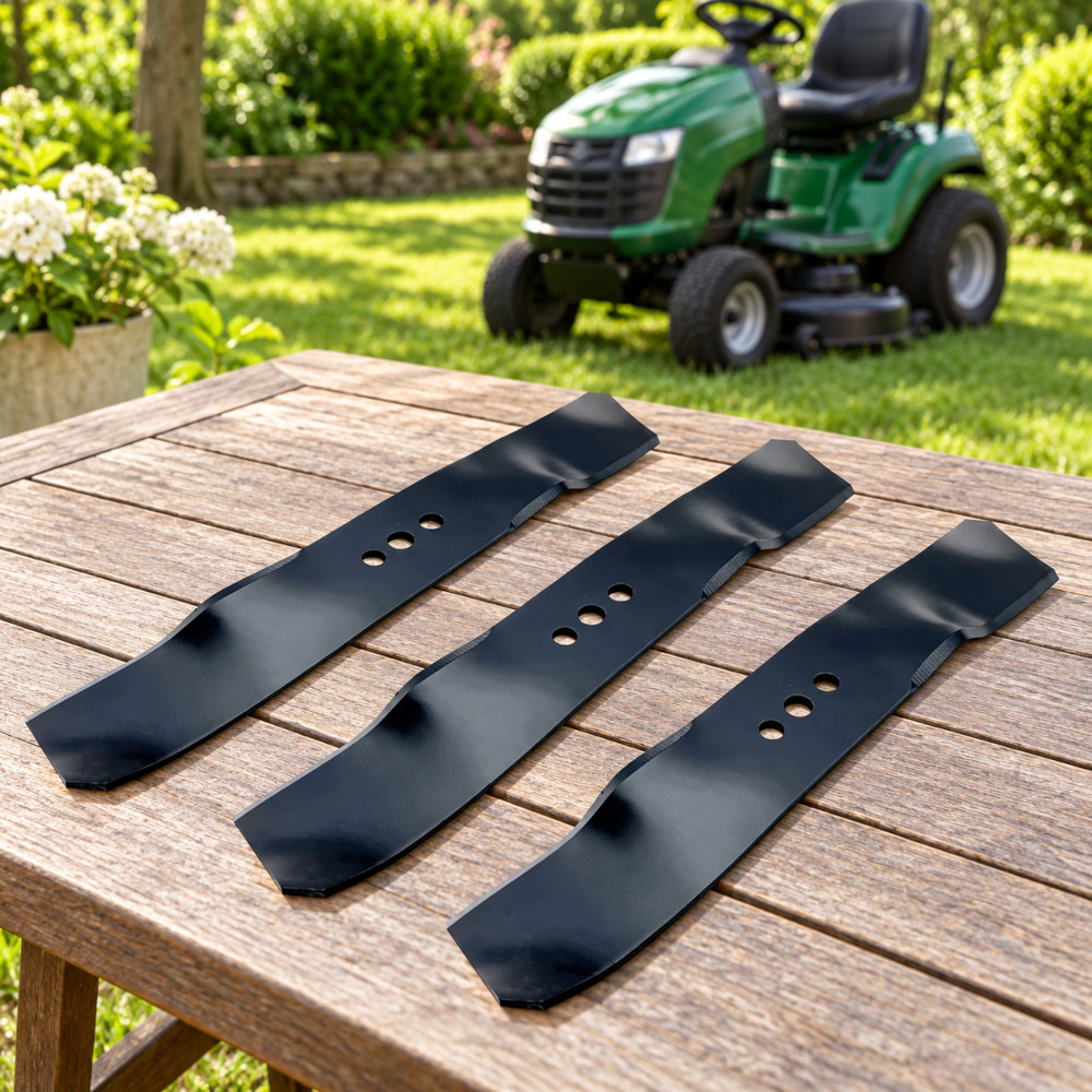 3x Ersatz-Messer kompatibel mit Husqvarna Rider 11C, 13, 15C ersetzt 5055445-01