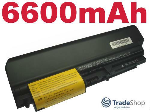 AKKU für IBM Lenovo ThinkPad T61 R61 T400 7732 7742 42T5262 42T5263 6600mAh uvm