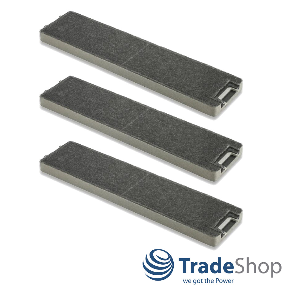 3x Aktivkohlefilter für Dunstabzugshauben ersetzt Miele DKF13-1 DKF13-P 6485740