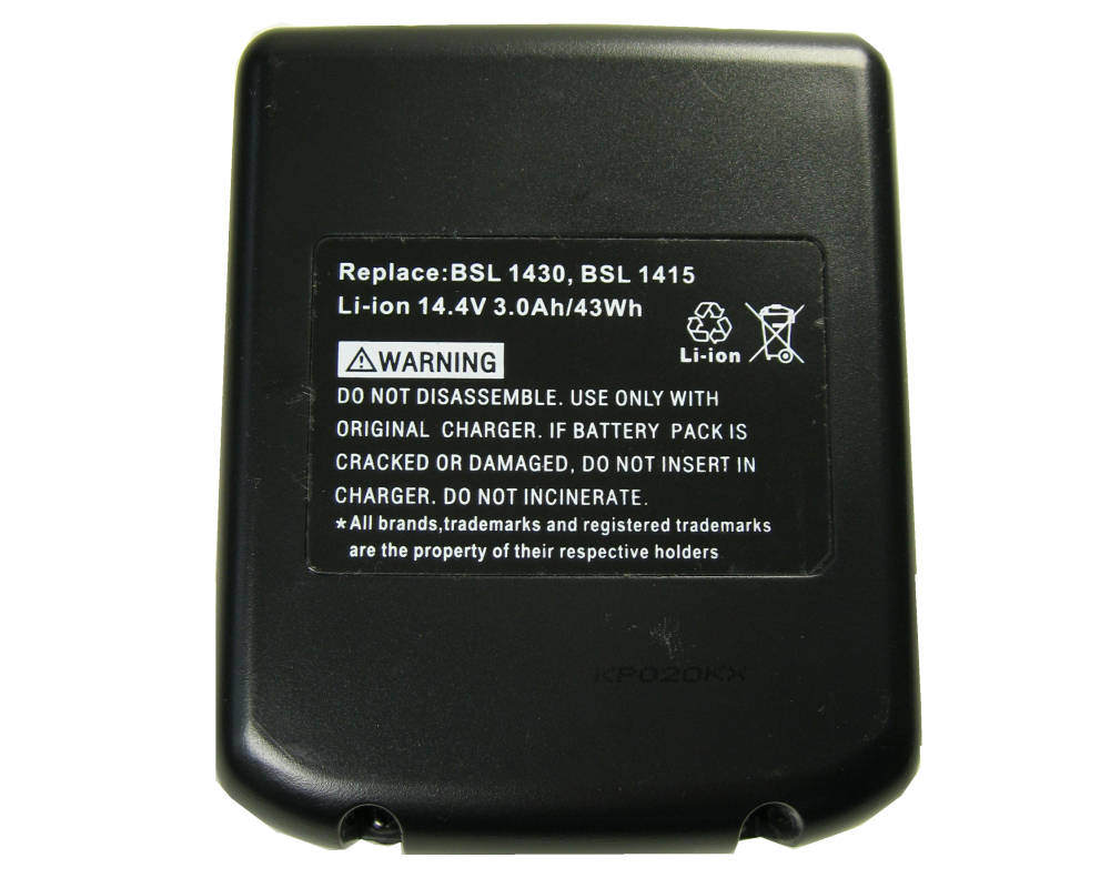 2x Akku 3000mAh für Hitachi BSL1415 BSL1430 BSL1440 DV14DBL WH14DBDL 334.419 uvm