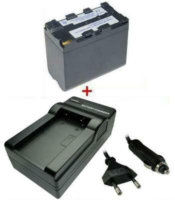 Akku + Ladegerät für Sony NP-F960 HDR-FX1 HDR-FX7 HDV-Z1 VX2100 VX700 VX9000 uvm