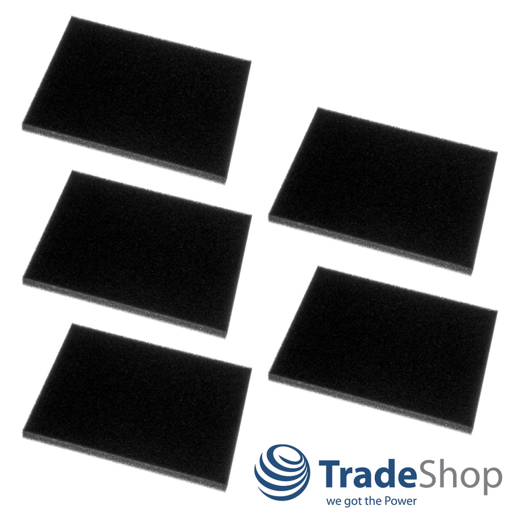 5x Schaumstofffilter Abluftfilter für Philips FC8720 FC9911 ersetzt 432200039691