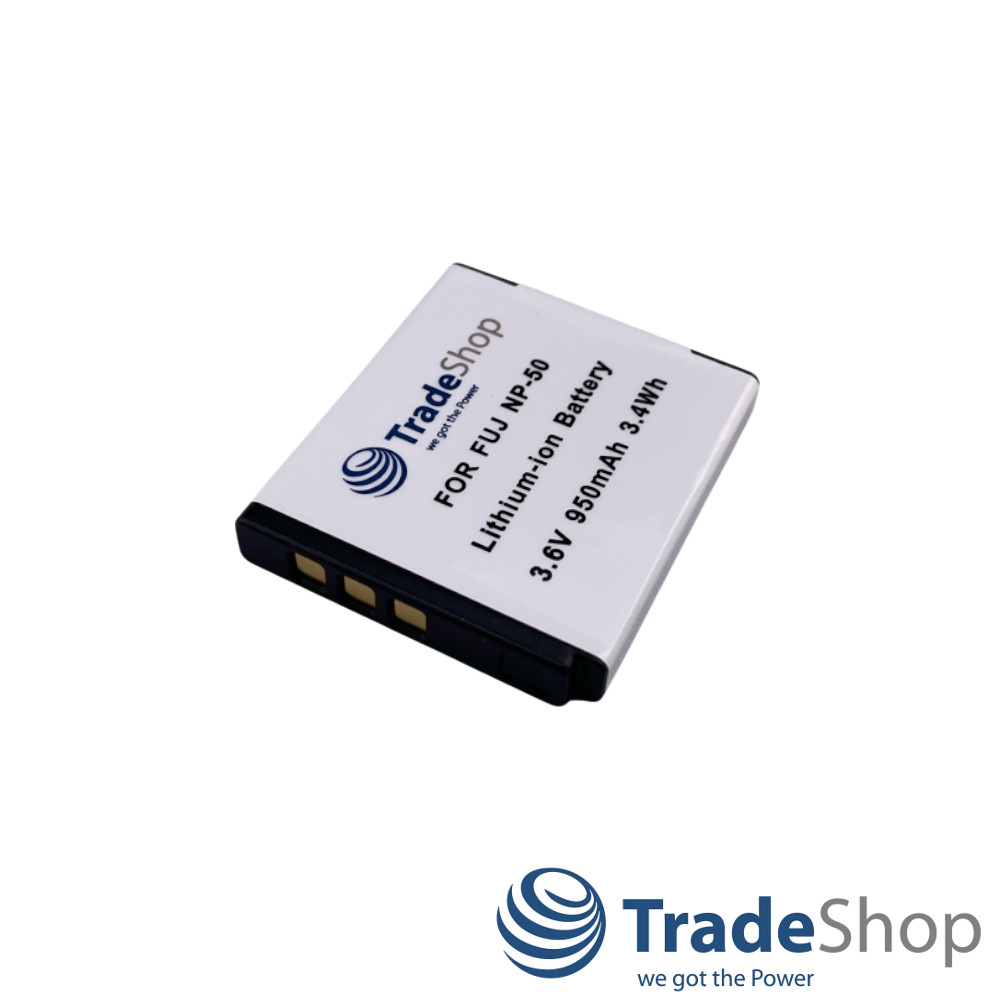 Li-Ion Akku 3,6V 950mAh für Fujifilm FinePix F200EXR, F300EXR ersetzt NP-50