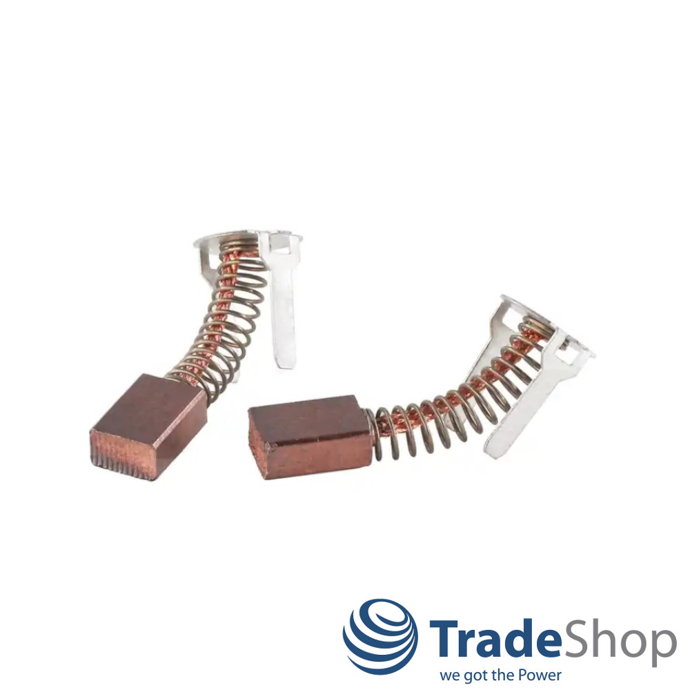 2x Motorkohlen Bronzekohlen 4,5x8x11mm für Bosch GSR 140-LI, 180-LI, 18V-21 uvm.