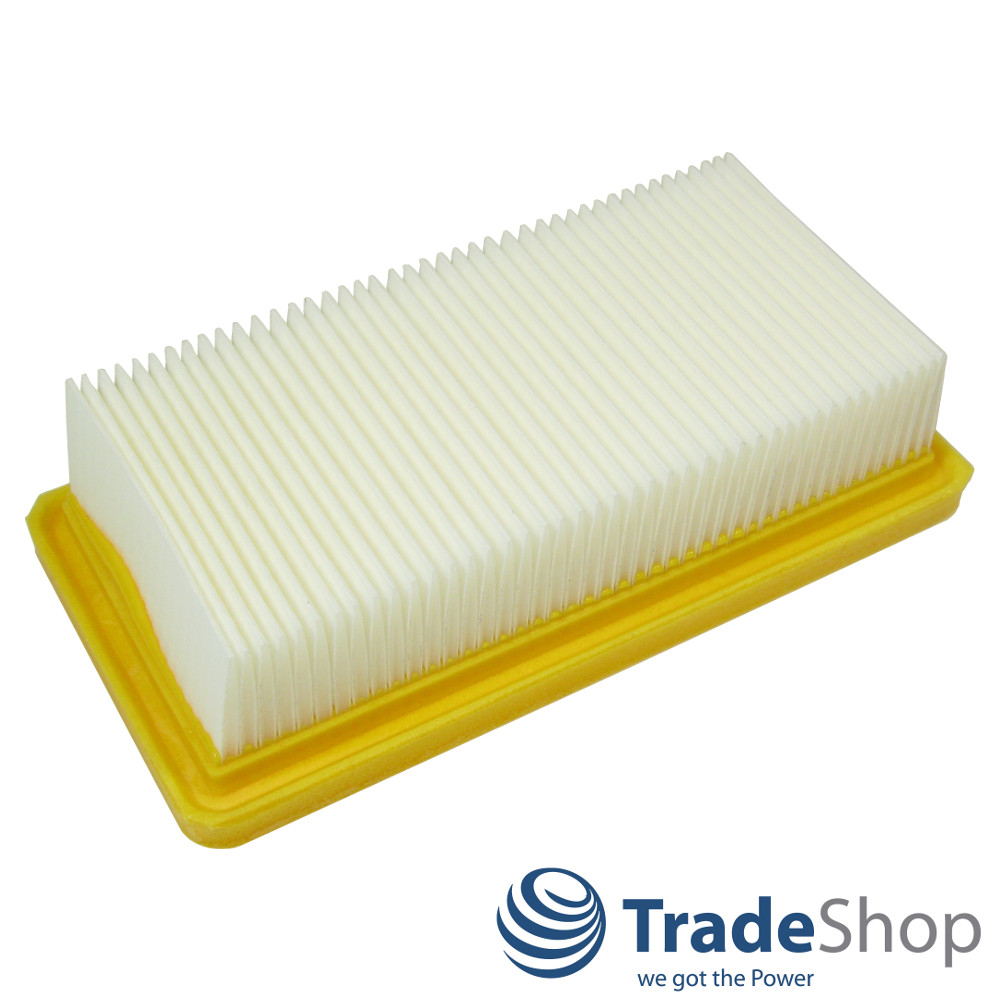 3x HEPA Flachfaltenfilter, Lamellenfilter für Kärcher 6.415-953.0 AD2