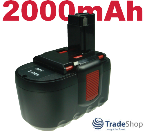 2x Akku für verschiedene BOSCH BERNER Geräte 24V 2000mAh