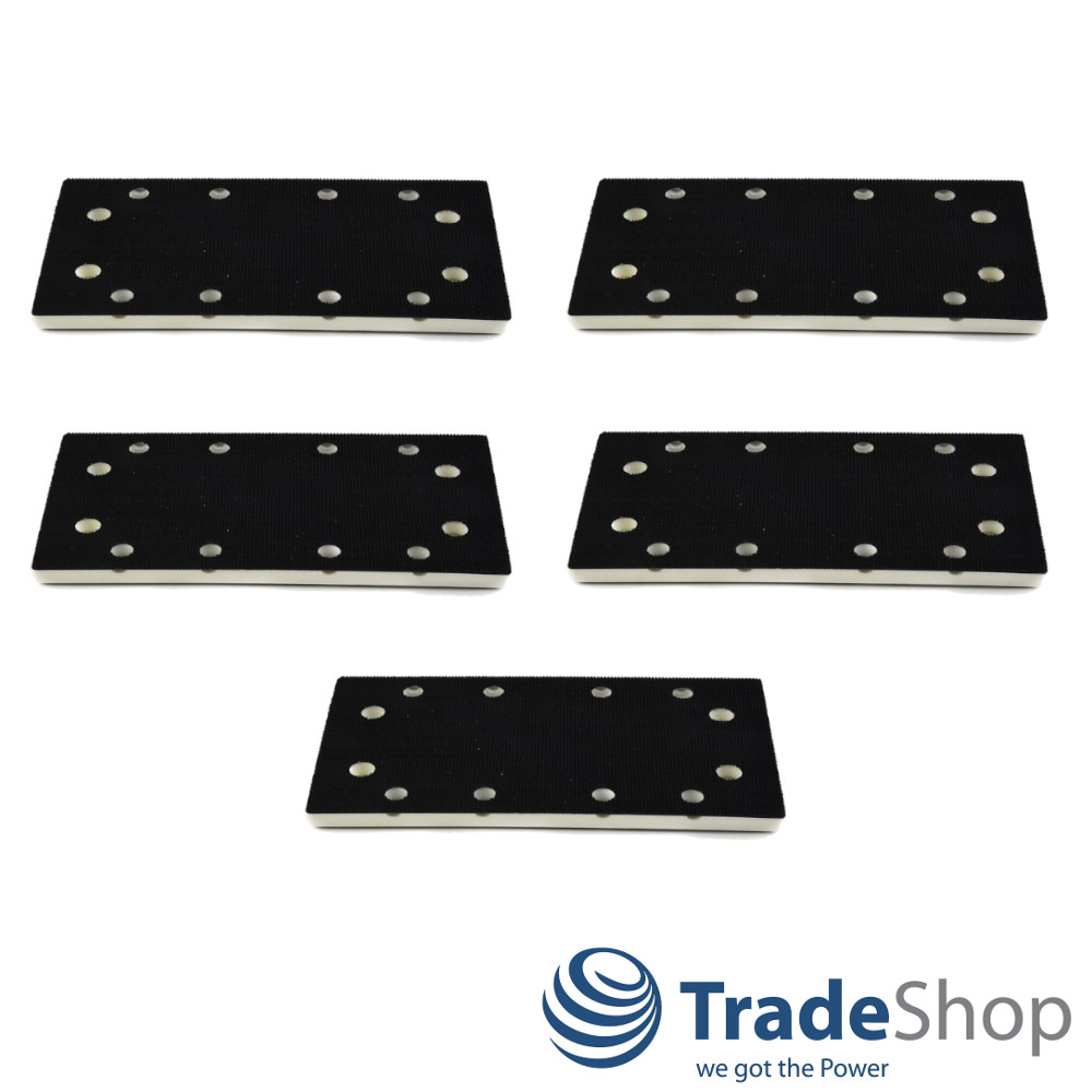 5x Klett Schleifplatte Schleifschuh für Festool RS300, RS3, LRS93 ersetzt 483905