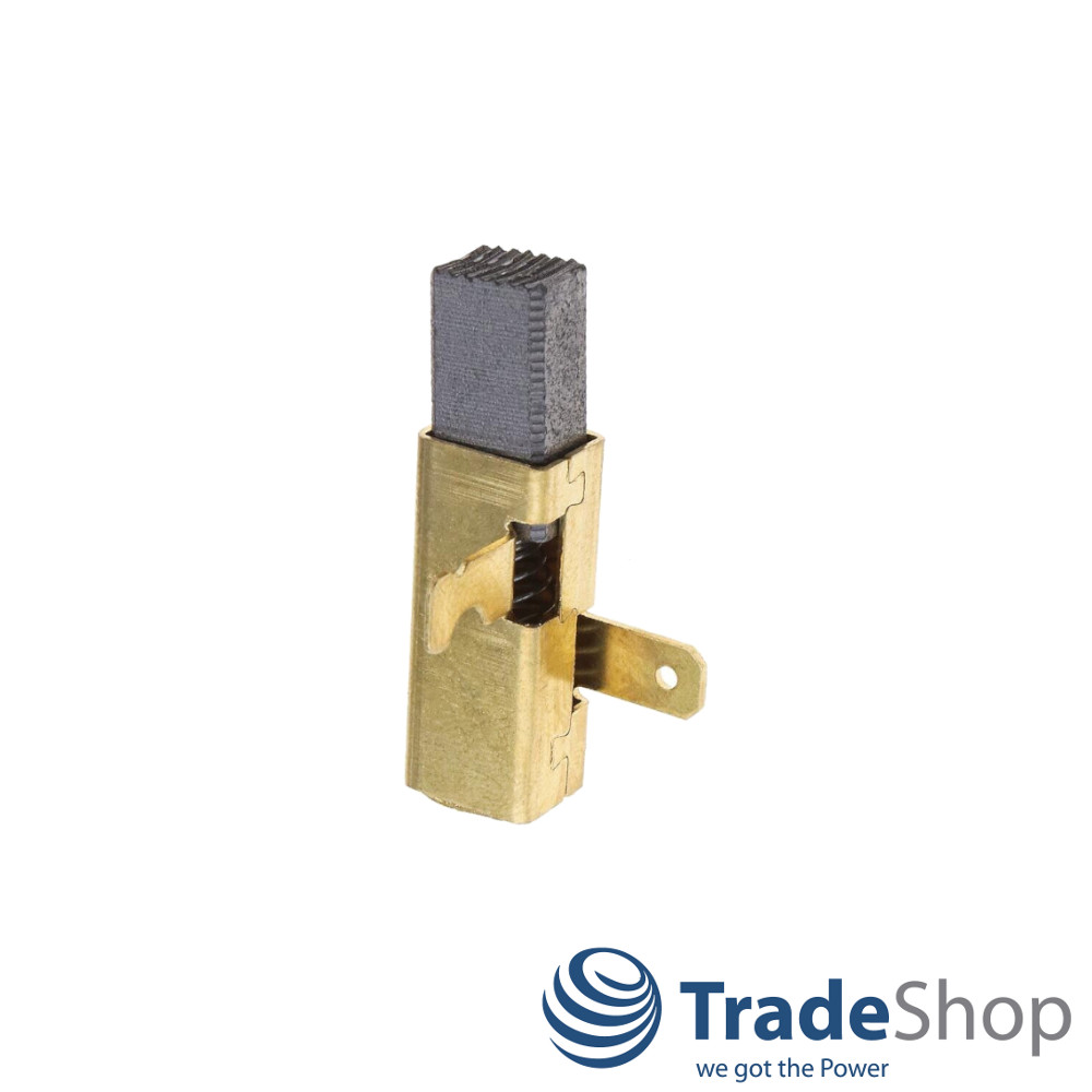 2x Kohlebürsten 6,3x8x17,5mm für Festool OF 1000, AP 55 EB, ET 2 E, HL 750 uvm.