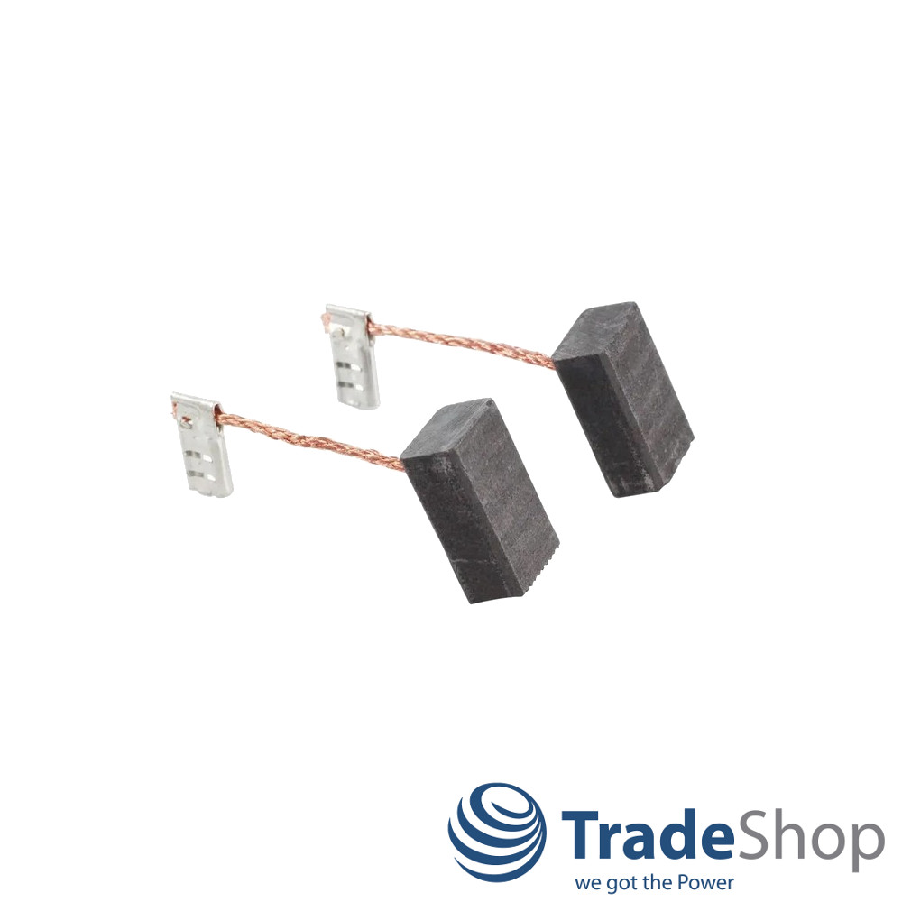 2x Motorkohlen Kohlebürsten 7 x 11 x 18mm für Worx WU072, WU073 ersetzt 50026645