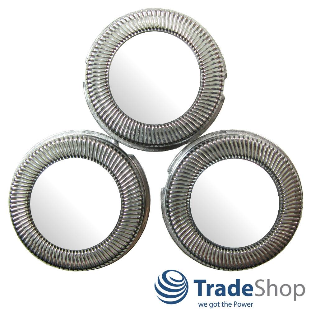 Scherkopf Set 3x Scherklingen Rasierkopf Messer für Philips HQ55 HQ56 HQ4 HQ3