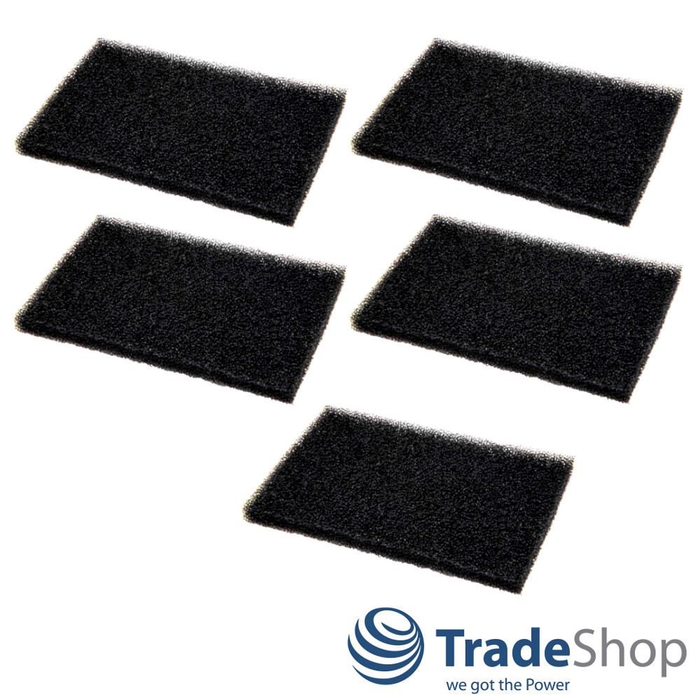 5x Schaumfilter Filtermatte für AEG Vampyr CE 220, CE 250, CE 270 ersetzt AEF03