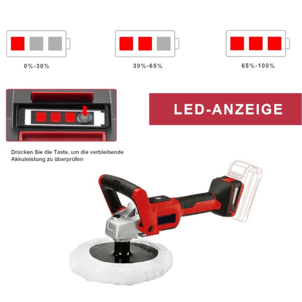 2x Li-Ion Ersatz-Akku 18V / 5000mAh für Einhell PXC Power X-Change System Geräte
