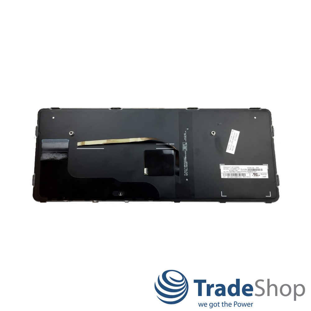 Tastatur QWERTZ mit Beleuchtung für HP EliteBook 725 820 828 G3 G4 uvm