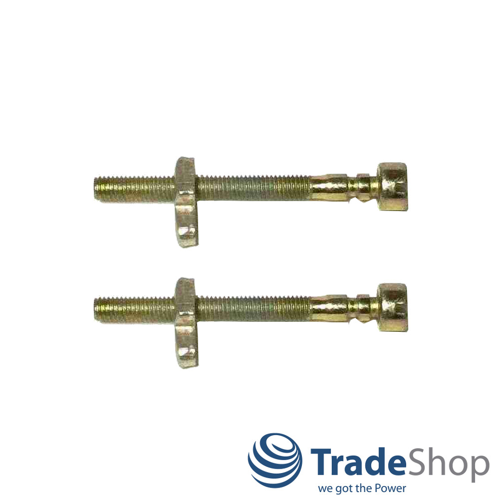 2x Ersatz Spannschraube Kettenspanner für Husqvarna 36 41 136 137 141 Kettensäge