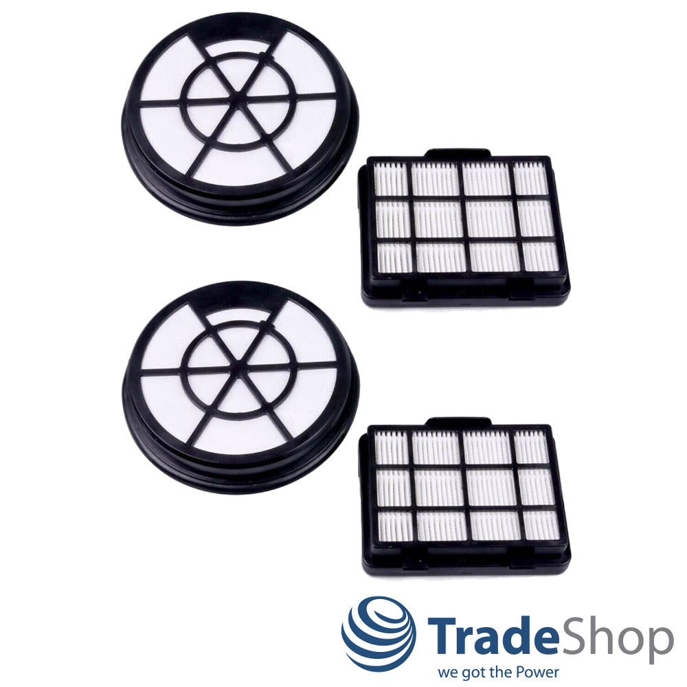 2x Filter-Set (Motorschutzfilter + HEPA-Filter) für Bosch BGC05A220A BGC05AAA1