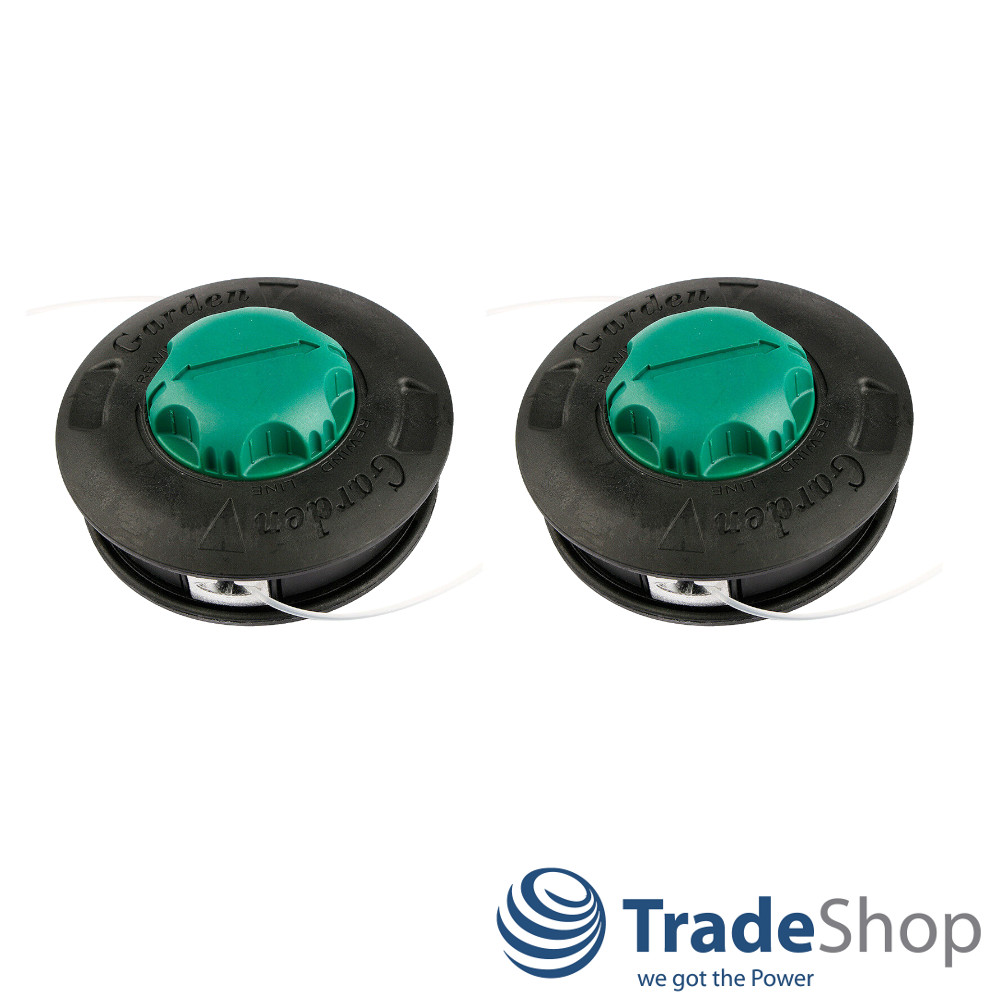 2x Trimmerkopf Mähkopf M10 x 1,25mm links für Efco Oleo-Mac Fuxtec Freischneider
