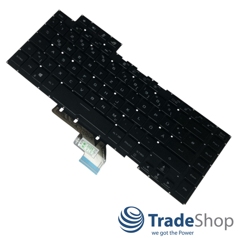 Laptop Tastatur QWERTZ Deutsch für Asus ROG Zephyrus GA502 GX502 GU502