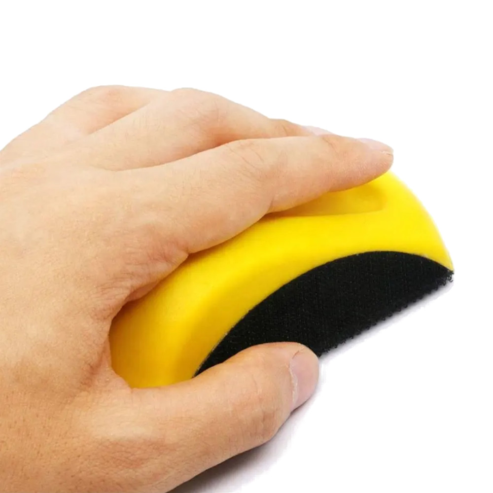 Klett Hand-Schleifklotz Schleifblock für Schleifscheiben mit 125mm Durchmesser